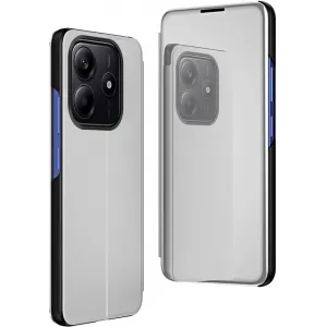 Phonesta Smart Mirror View Book Klapphülle für Xiaomi Redmi Note 14 4G 164.8mm - Silber