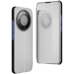 Phonesta Smart Mirror View Book Klapphülle für HONOR Magic8 Lite - Silber