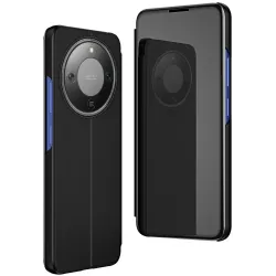 Phonesta Smart Mirror View Book Klapphülle für HONOR Magic8 Lite - Schwarz