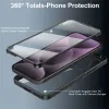 Phonesta Slim Protect 360 Vollschutzhülle Displayschutzfolie für Oppo Reno12 F/Reno12 FS - Lila 2