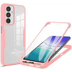 Phonesta Slim Protect 360 Vollschutzhülle Displayschutzfolie für Samsung Galaxy A16 - Rosa
