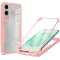 Phonesta Slim Protect 360 Vollschutzhülle Displayschutzfolie für Samsung Galaxy S25 Edge - Rosa