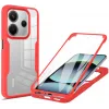Phonesta Slim Protect 360 Vollschutzhülle Displayschutzfolie für Xiaomi Redmi Note 14 5G - Rot