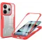 Phonesta Slim Protect 360 Vollschutzhülle Displayschutzfolie für Xiaomi Redmi Note 14 5G - Rot