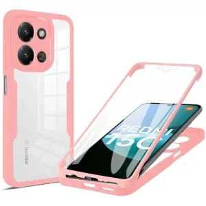 Phonesta Slim Protect 360 Vollschutzhülle Displayschutzfolie für Xiaomi Redmi 15C / Xiaomi Poco C85 - Rosa