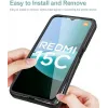 Phonesta Slim Protect 360 Vollschutzhülle Displayschutzfolie für Xiaomi Redmi 15C / Xiaomi Poco C85 - Schwarz 4