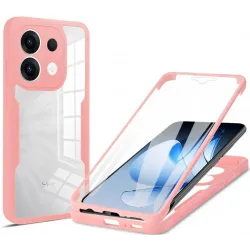Phonesta Slim Protect 360 Vollschutzhülle Displayschutzfolie für Oppo Reno13 - Rosa