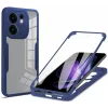 Phonesta Slim Protect 360 Vollschutzhülle Displayschutzfolie für Oppo Reno13 F 4G/5G / Reno13 FS 5G - Blau