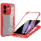 Phonesta Slim Protect 360 Vollschutzhülle Displayschutzfolie für Oppo Reno13 F 4G/5G / Reno13 FS 5G - Rot