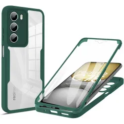 Phonesta Slim Protect 360 Vollschutzhülle Displayschutzfolie für Realme 14x / C75 - Grün
