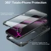 Phonesta Slim Protect 360 Vollschutzhülle Displayschutzfolie für Apple iPhone 17 Pro - Schwarz 2