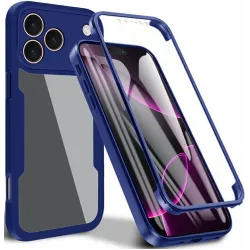 Phonesta Slim Protect 360 Vollschutzhülle Displayschutzfolie für Apple iPhone 17 Pro Max - Blau