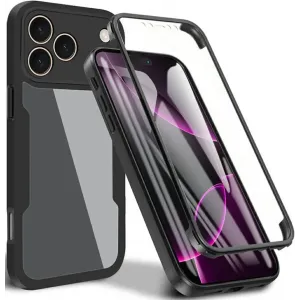 Phonesta Slim Protect 360 Vollschutzhülle Displayschutzfolie für Apple iPhone 17 Pro Max - Schwarz