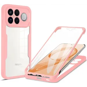 Phonesta Slim Protect 360 Vollschutzhülle Displayschutzfolie für Xiaomi Poco F8 Ultra - Rosa