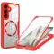 Phonesta Slim Protect 360 Vollschutzhülle Displayschutzfolie und MagSafe für Samsung Galaxy S25 Plus/S24 Plus - Rot