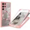 Phonesta Slim Protect 360 Vollschutzhülle Displayschutzfolie und MagSafe für Samsung Galaxy S24 Ultra - Rosa