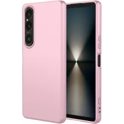 Phonesta Soft Silk Silikon Back Cover Hülle für Sony Xperia 1 VII - Rosa