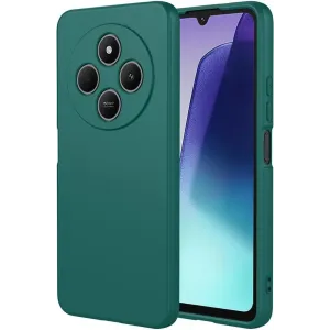 Phonesta Soft Silk Silikon Back Cover Hülle für Xiaomi Redmi 14C / Xiaomi Poco C75 - Dunkelgrün