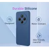 Phonesta Soft Silk Silikon Back Cover Hülle für Xiaomi Redmi 14C / Xiaomi Poco C75 - Rot 2
