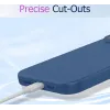Phonesta Soft Silk Silikon Back Cover Hülle für Oppo Find X9 - Dunkelblau 4
