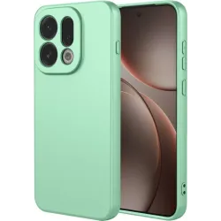 Phonesta Soft Silk Silikon Back Cover Hülle für Oppo Find X9 - Matcha Grün
