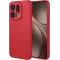 Phonesta Soft Silk Silikon Back Cover Hülle für Oppo Find X9 - Rot