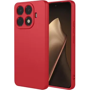 Phonesta Soft Silk Silikon Back Cover Hülle für Xiaomi 15T Pro - Rot