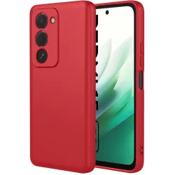 Phonesta Soft Silk Silikon Back Cover Hülle für Xiaomi Redmi 15 - Rot