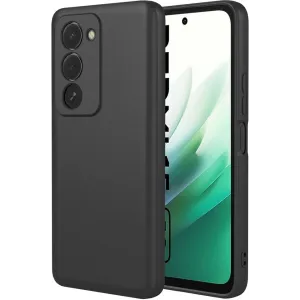 Phonesta Soft Silk Silikon Back Cover Hülle für Xiaomi Redmi 15 - Schwarz