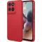Phonesta Soft Silk Silikon Back Cover Hülle für Motorola Moto G56 - Rot