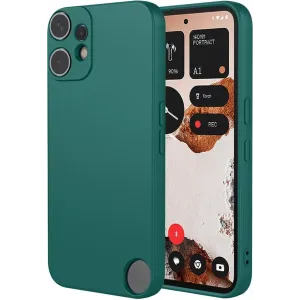 Phonesta Soft Silk Silikon Back Cover Hülle für Nothing CMF Phone 2 Pro - Dunkelgrün
