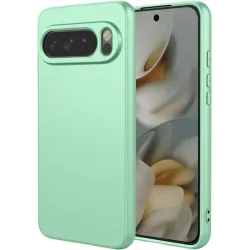 Phonesta Soft Silk Silikon Back Cover Hülle für Google Pixel 10 Pro XL - Matcha Grün