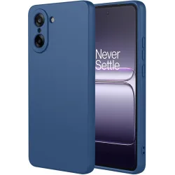 Phonesta Soft Silk Silikon Back Cover Hülle für OnePlus Nord CE5 - Dunkelblau