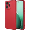 Phonesta Soft Silk Silikon Back Cover Hülle für Oppo Reno14 - Rot