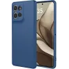 Phonesta Soft Silk Silikon Back Cover Hülle für Motorola Edge 50 - Dunkelblau 0
