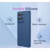 Phonesta Soft Silk Silikon Back Cover Hülle für Motorola Edge 50 - Schwarz 5