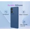 Phonesta Soft Silk Silikon Back Cover Hülle für Motorola Edge 50 Fusion - Schwarz 5