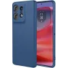 Phonesta Soft Silk Silikon Back Cover Hülle für Motorola Edge 50 Pro - Dunkelblau 0