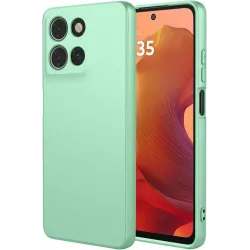 Phonesta Soft Silk Silikon Back Cover Hülle für Motorola Moto G17/G17 Power/G15/G15 Power - Matcha Grün