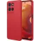 Phonesta Soft Silk Silikon Back Cover Hülle für Motorola Moto G17/G17 Power/G15/G15 Power - Rot