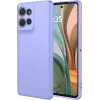 Phonesta Soft Silk Silikon Back Cover Hülle für Motorola Moto G75 - Lila 0