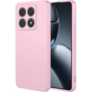 Phonesta Soft Silk Silikon Back Cover Hülle für Xiaomi 14T Pro - Rosa