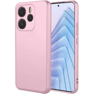 Phonesta Soft Silk Silikon Back Cover Hülle für Xiaomi Redmi Note 14 5G - Rosa