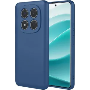 Phonesta Soft Silk Silikon Back Cover Hülle für Xiaomi Redmi Note 14 Pro 5G / Xiaomi Poco X7 - Dunkelblau