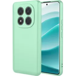 Phonesta Soft Silk Silikon Back Cover Hülle für Xiaomi Redmi Note 14 Pro 5G / Xiaomi Poco X7 - Matcha Grün
