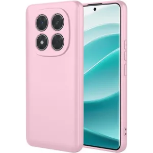 Phonesta Soft Silk Silikon Back Cover Hülle für Xiaomi Redmi Note 14 Pro 5G / Xiaomi Poco X7 - Rosa