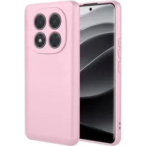 Phonesta Soft Silk Silikon Back Cover Hülle für Xiaomi Redmi Note 14 Pro Plus - Rosa