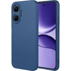 Phonesta Soft Silk Silikon Back Cover Hülle für Xiaomi Poco F7 - Dunkelblau