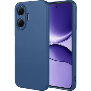 Phonesta Soft Silk Silikon Back Cover Hülle für Xiaomi Poco F7 - Dunkelblau