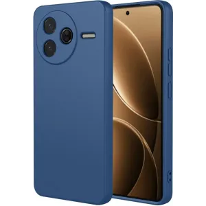 Phonesta Soft Silk Silikon Back Cover Hülle für Xiaomi Poco F7 Pro - Dunkelblau